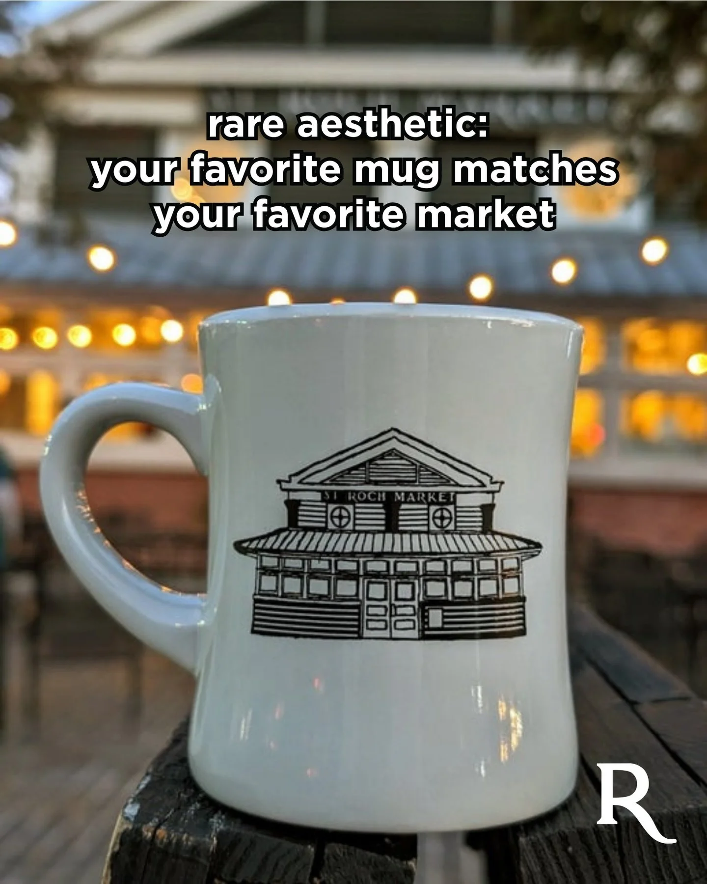 Morning coffee and Market views: a match made in heaven.
#strochmarket #crcoffee #neworleanscoffee