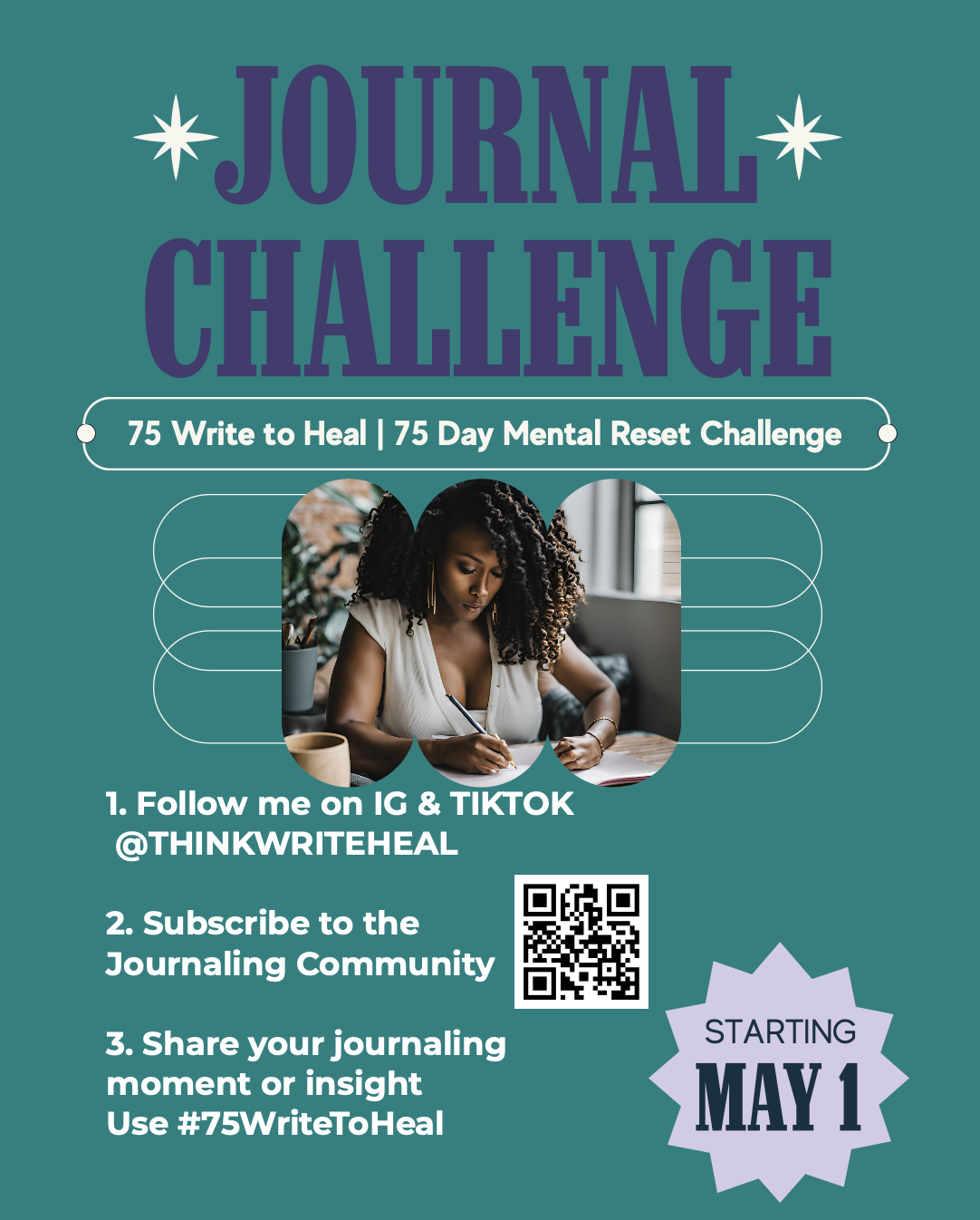75 Write to Heal challenge
