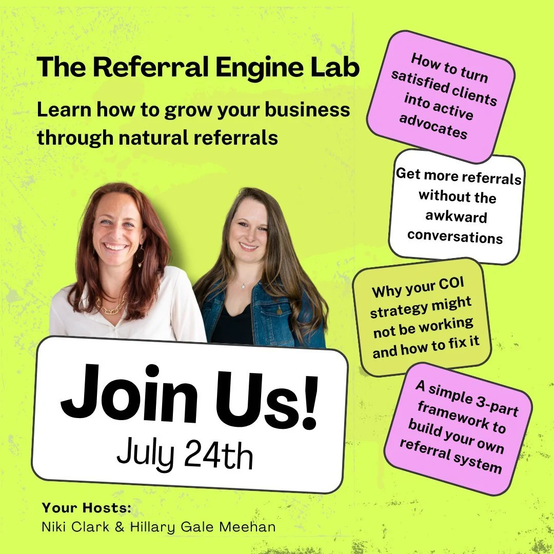 That $79 COI lunch?
Easy to justify.
But did it actually lead to referrals?

&hellip;Didn&rsquo;t think so. 👀

Most advisors we work with have tried it all:
🍷 Wining and dining COIs
😇 Hoping happy clients refer
🤞 Waiting for the &ldquo;right&rdqu