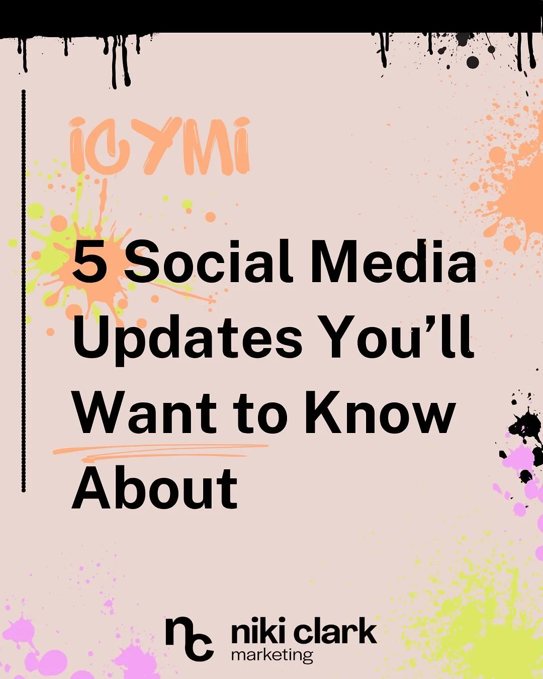 📣 In Case You Missed It: July Digital Marketing Updates You&rsquo;ll Want to Know

Here&rsquo;s what&rsquo;s shifting in the social world and what it means for your content strategy ⬇️

📱Instagram = Searchable
As of July 10, public posts on Instagr