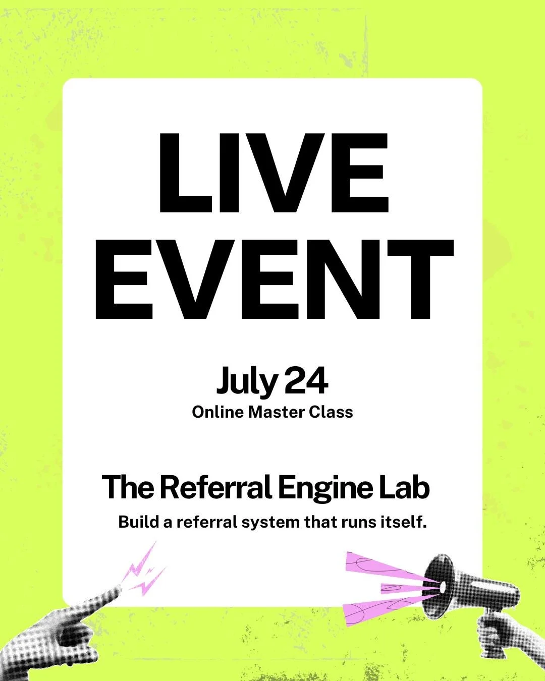 We&rsquo;ve had a few people ask:
&ldquo;Why not just make The Referral Engine Lab free?&rdquo;

Totally fair question. Here&rsquo;s the honest answer:

We&rsquo;re charging $79 because what we&rsquo;re teaching actually works.

These are the exact s