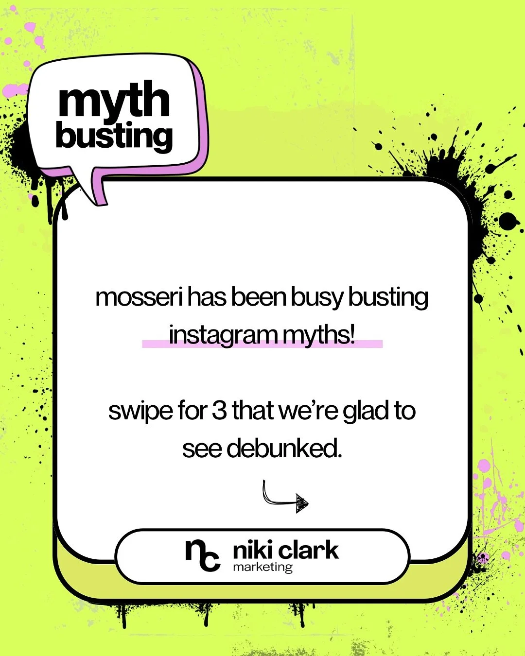🚨 Instagram Myths&hellip; BUSTED.
If you&rsquo;ve been stressing about what hurts your reach or how to trick the algorithm, this one&rsquo;s for you. ✨

We rounded up 3 common Instagram content strategy myths that Adam Mosseri (aka Instagram&rsquo;s