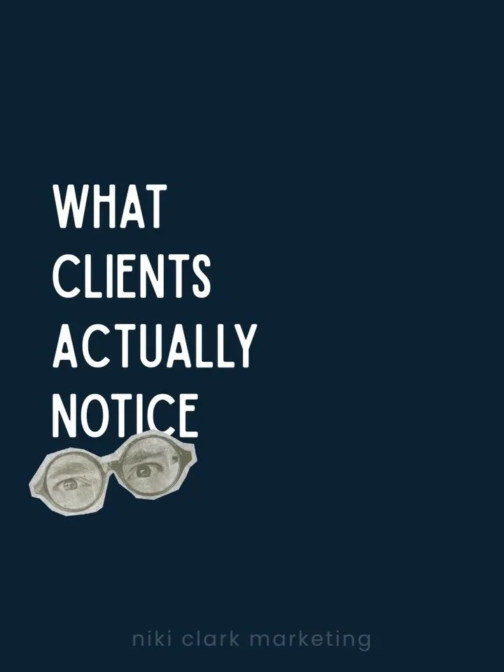 Your clients aren&rsquo;t zooming in on your font choices.
(But don&rsquo;t tell Rachel that)

They&rsquo;re picking up on what have to offer.
How you show up.
What you prioritize.
Whether your marketing sounds&hellip; real.

We put together this car