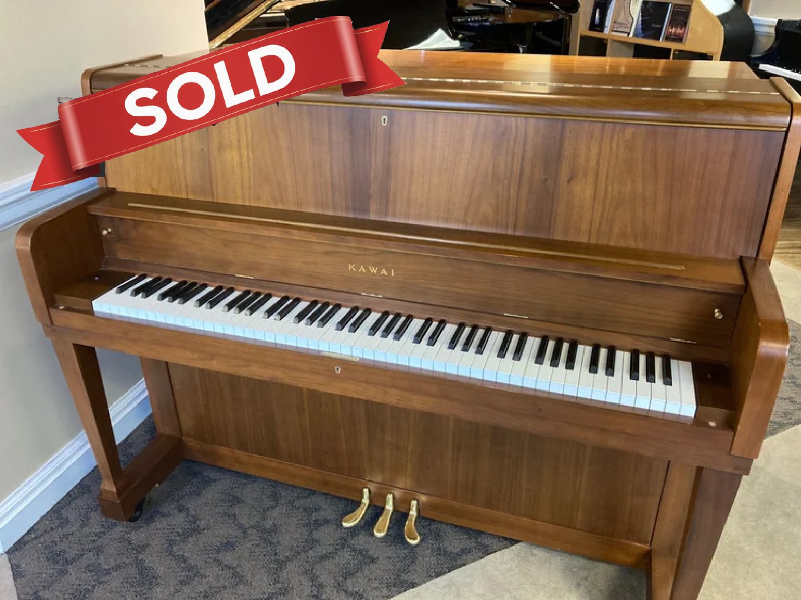 Kawai Vintage Upright Studio, 44” #602218) ++SOLD++