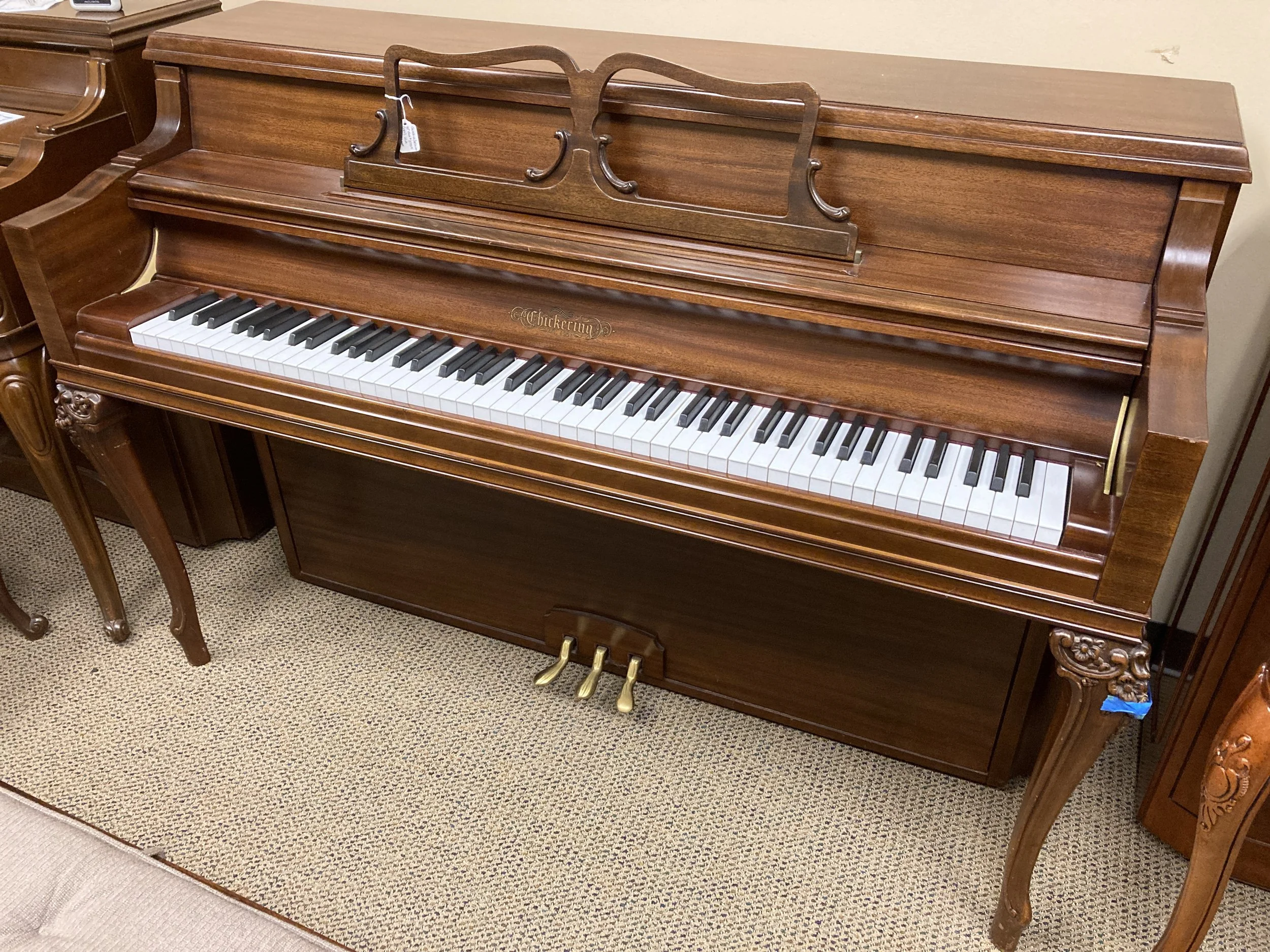 Chickering Upright Piano, 40” console