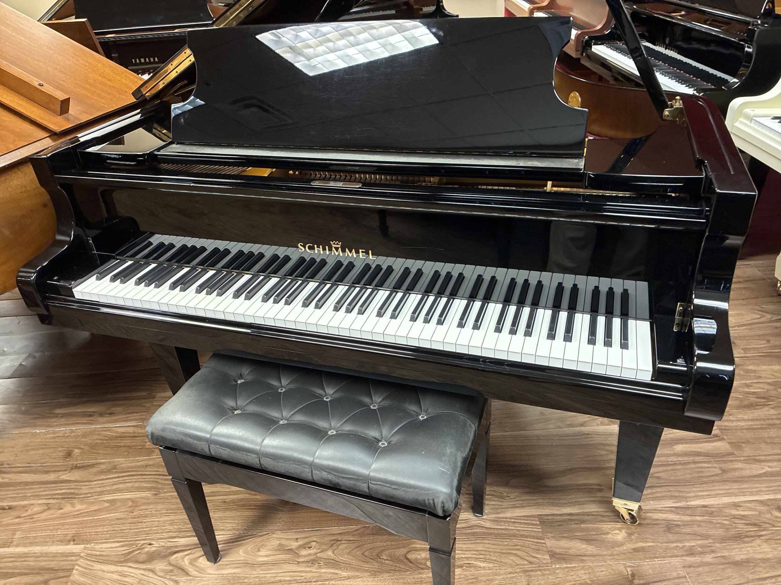 Schimmel Baby Grand Piano Model M-510,Polished ebony. Serial #267.510