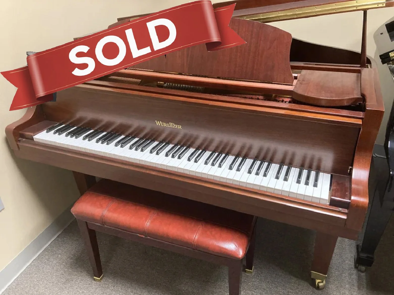 Wurlitzer Baby Grand piano, Model C153,5’1”