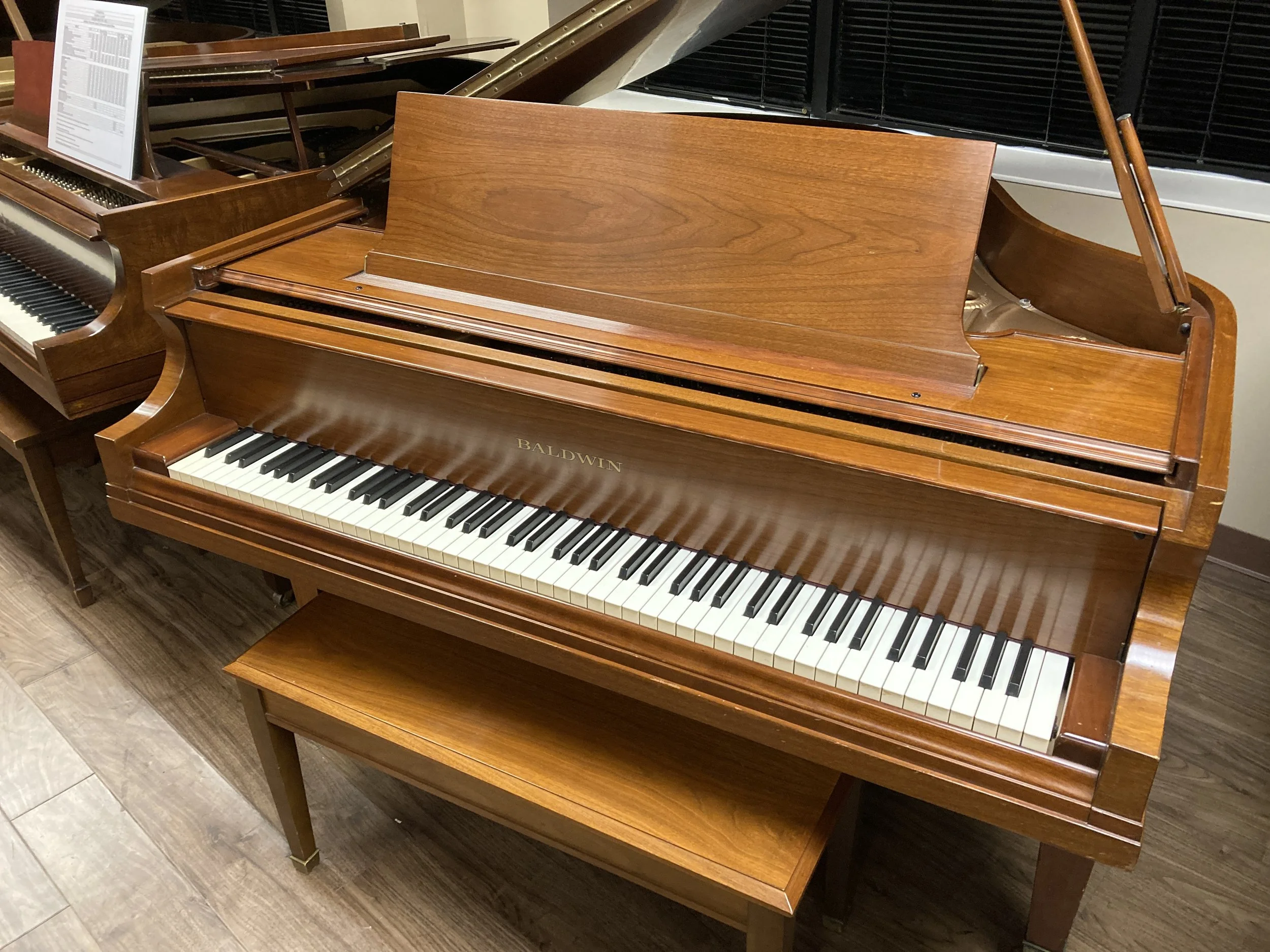 Baldwin Baby Grand, model M, 5’2”, cherry finish