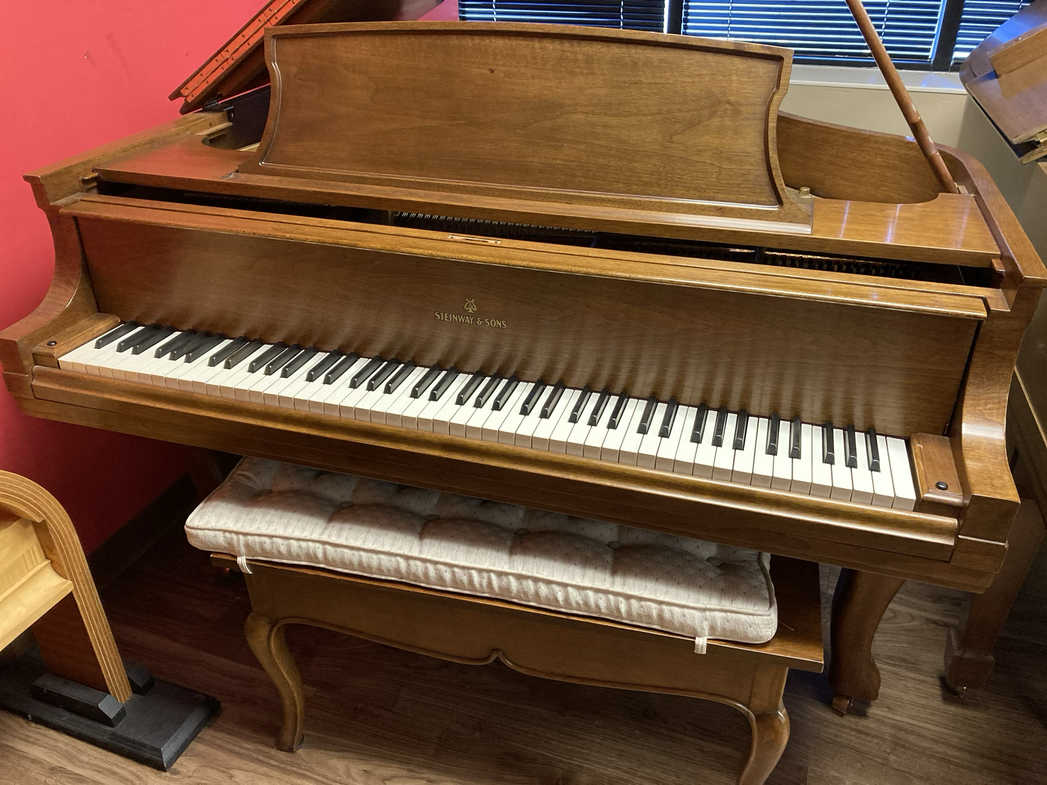 Steinway Baby Grand Piano, Model L, 5’ 10.5”
