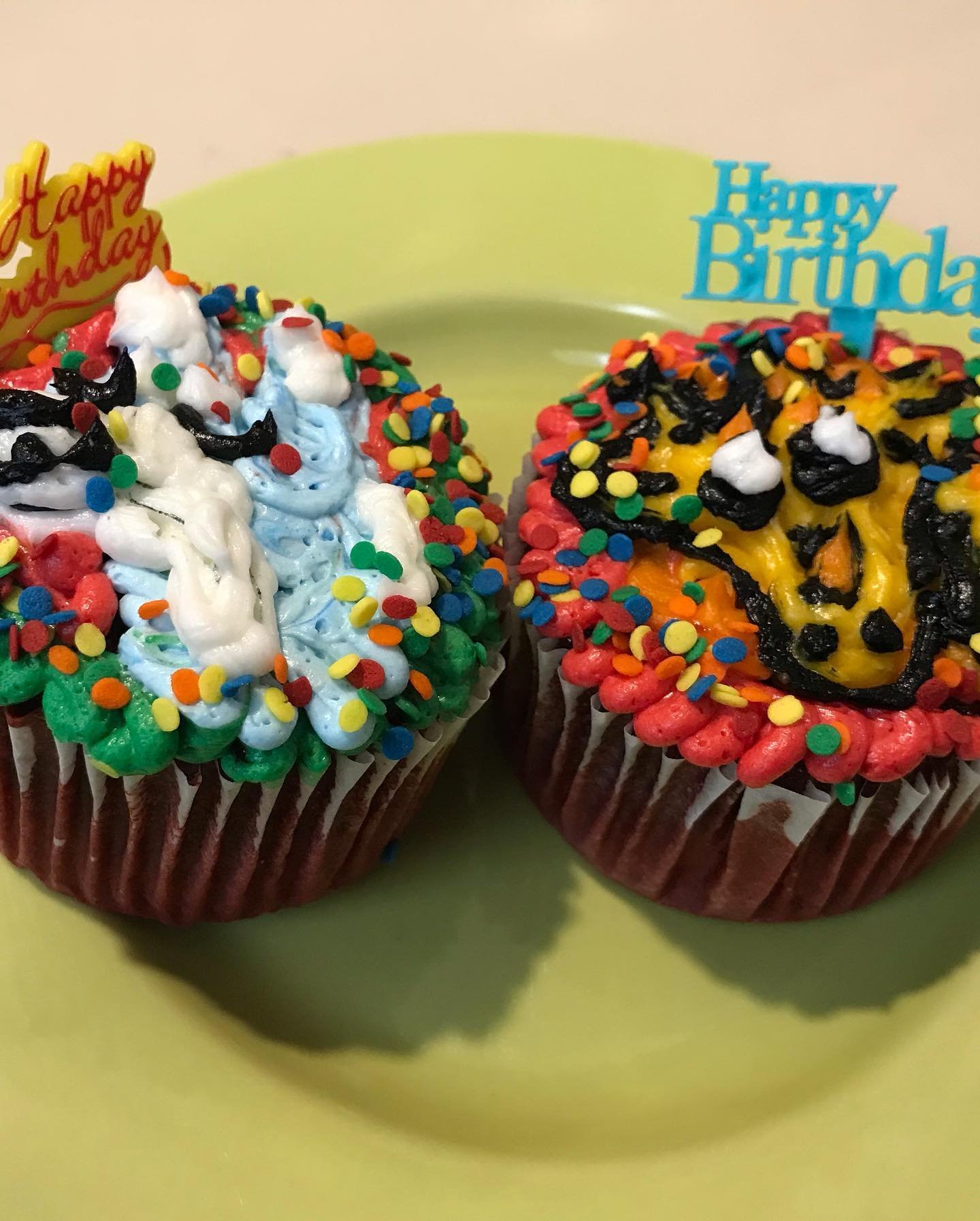 Thank you Bek! For the best birthday cupcakes I have ever got!  Llama and giraffe cupcakes❤️❤️ You&rsquo;re cake decorating skills are leet! 
#artistsoninstagram #sarasota #publixcakes