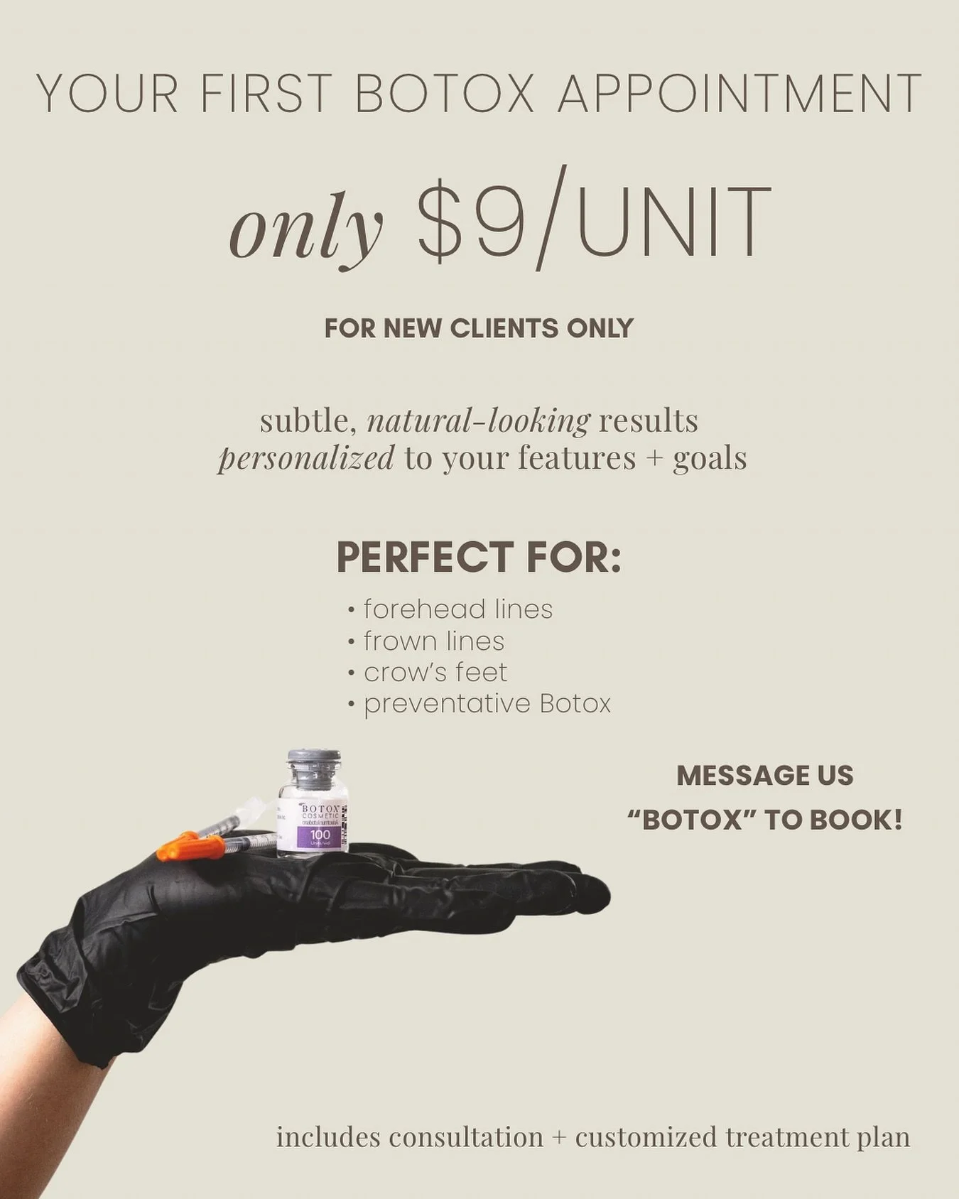 Your sign to finally book the Botox appointment you&rsquo;ve been thinking about 🤍

Natural-looking results, personalized to your features and goals.

Message us &ldquo;BOTOX&rdquo; to book!

#botoxdfw #antiaging #preventativebotox #fortworthinjecta