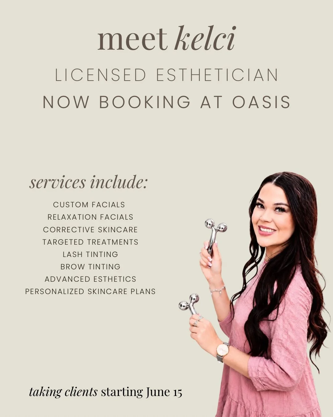 Hi everyone! My name is Kelci, and I am the owner of Kelci N Aesthetics, located inside Oasis Med Spa in Saginaw, Texas.

I am a Licensed Esthetician and Professional Laser Technician with multiple advanced esthetics certifications. Over the past fiv