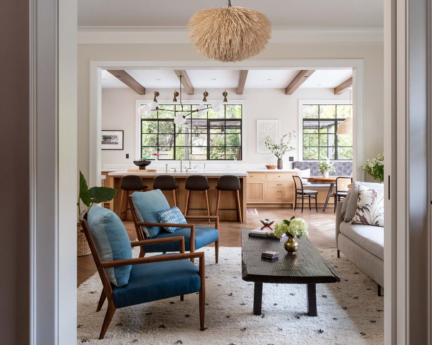 DEFINed Spaces in open concept living