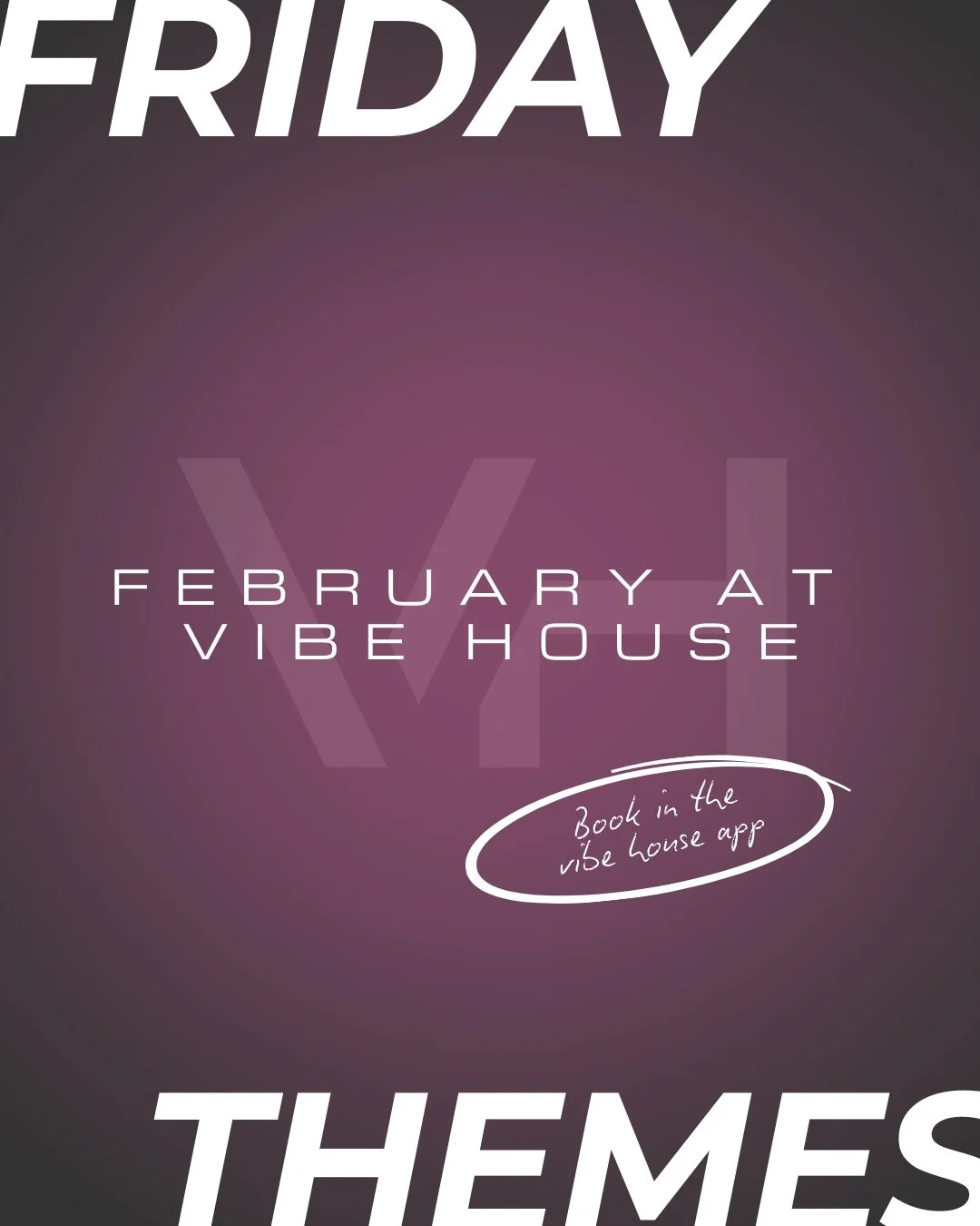 FRIDAY NIGHT THEMES for FEBRUARY just DROPPED 💥🔥

New month, new vibes, same sweaty Friday night energy. Themed playlists, turned-up lights, extra hype, and the most fun way to kick off your weekend.🔥

Grab your spot, bring your best energy, and l