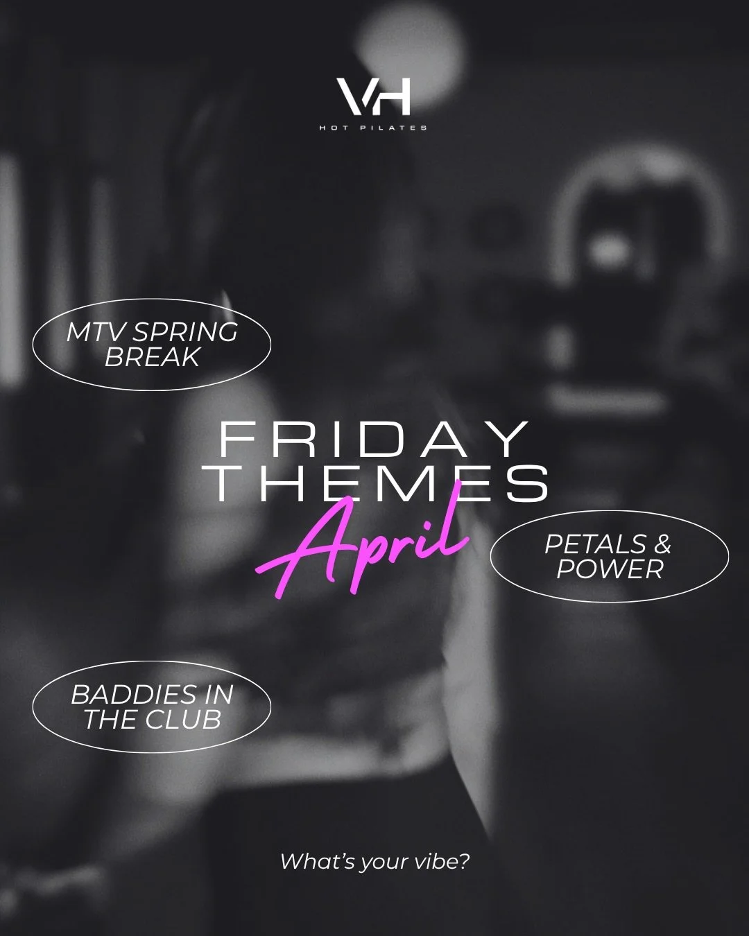 FRIDAY NIGHT THEMES ARE HERE ❤️&zwj;🔥

lights low. music loud. heat high.
we&rsquo;re heating it up every friday with fresh themes and energy you can feel⚡️

trade the plans for the sweat
choose your vibe. show up. feel everything.

book your friday