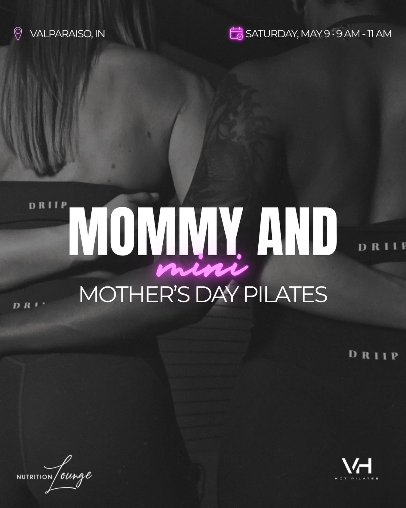 MOMMY &amp; ME: MOTHER&rsquo;S DAY VIBE 🤍

VIBE HOUSE x Nutrition Lounge Valparaiso, we&rsquo;re excited to bring you this Mother&rsquo;s Day POP-UP.💕🔥

This Mother&rsquo;s Day, we&rsquo;re bringing the ENERGY.

Grab your mom, your mini, or your r