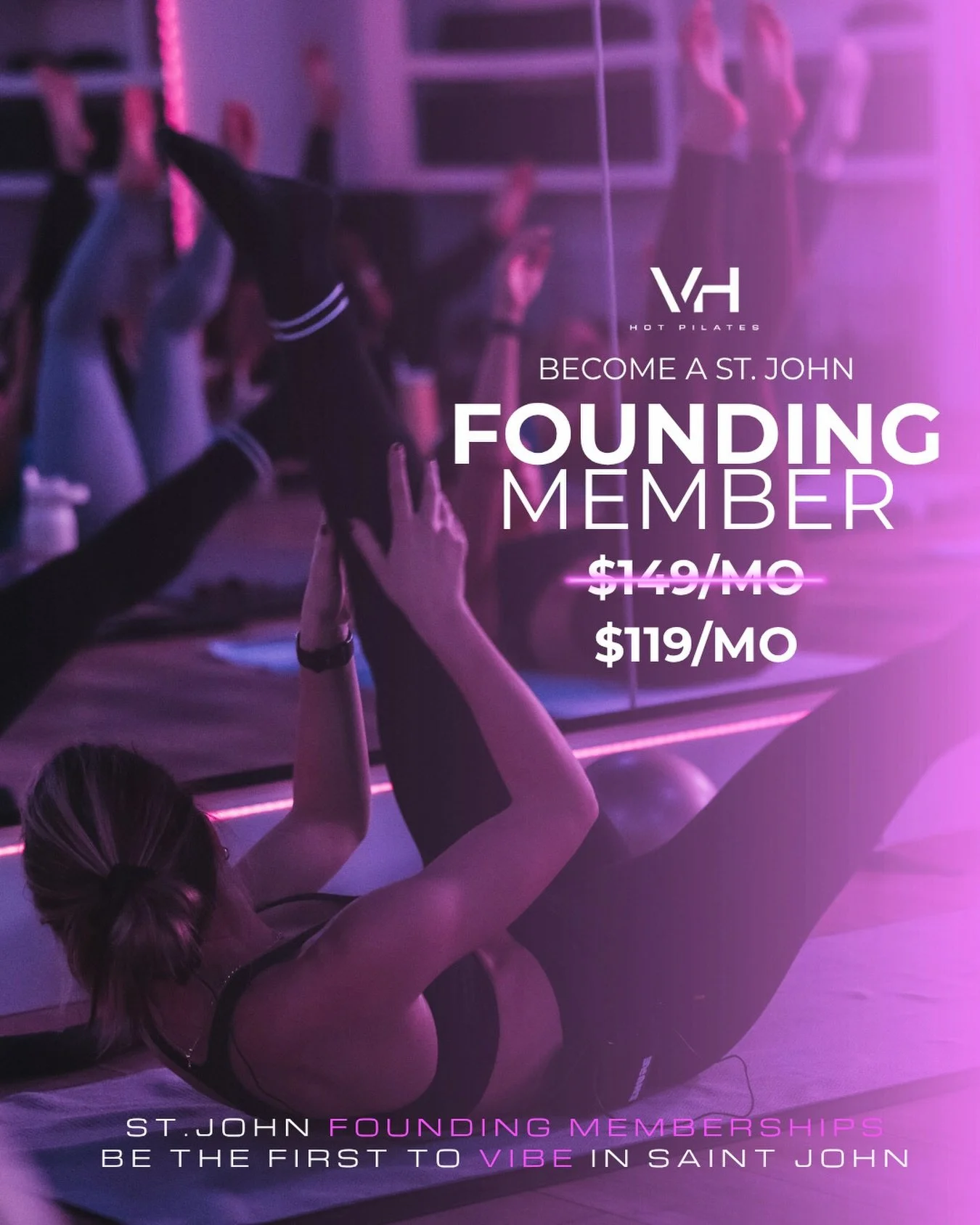 FOUNDING MEMBERSHIPS ARE LIVE ⚡️

ST. JOHN, this is your chance to lock in our LOWEST rate ever. Unlimited classes for just $119/mo. Month-to-month. No long-term commitment. No payments until we officially open our doors.

Founding spots are LIMITED 