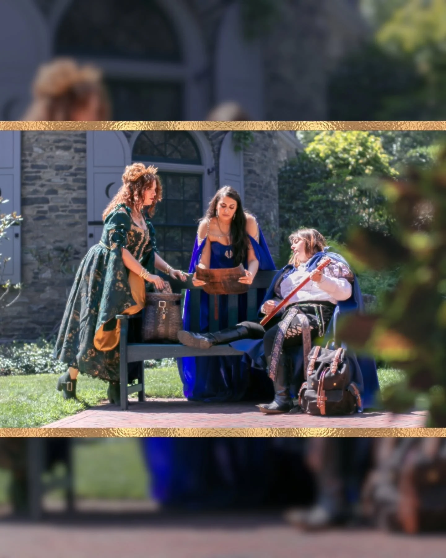 Part V

Through the gossip channels that exist within the castle, The Whisperer, The Accomplice, and The Envious discover that the others have fled in an attempt to halt their devious plotting. Quickly pivoting, they decide to follow them into the wo