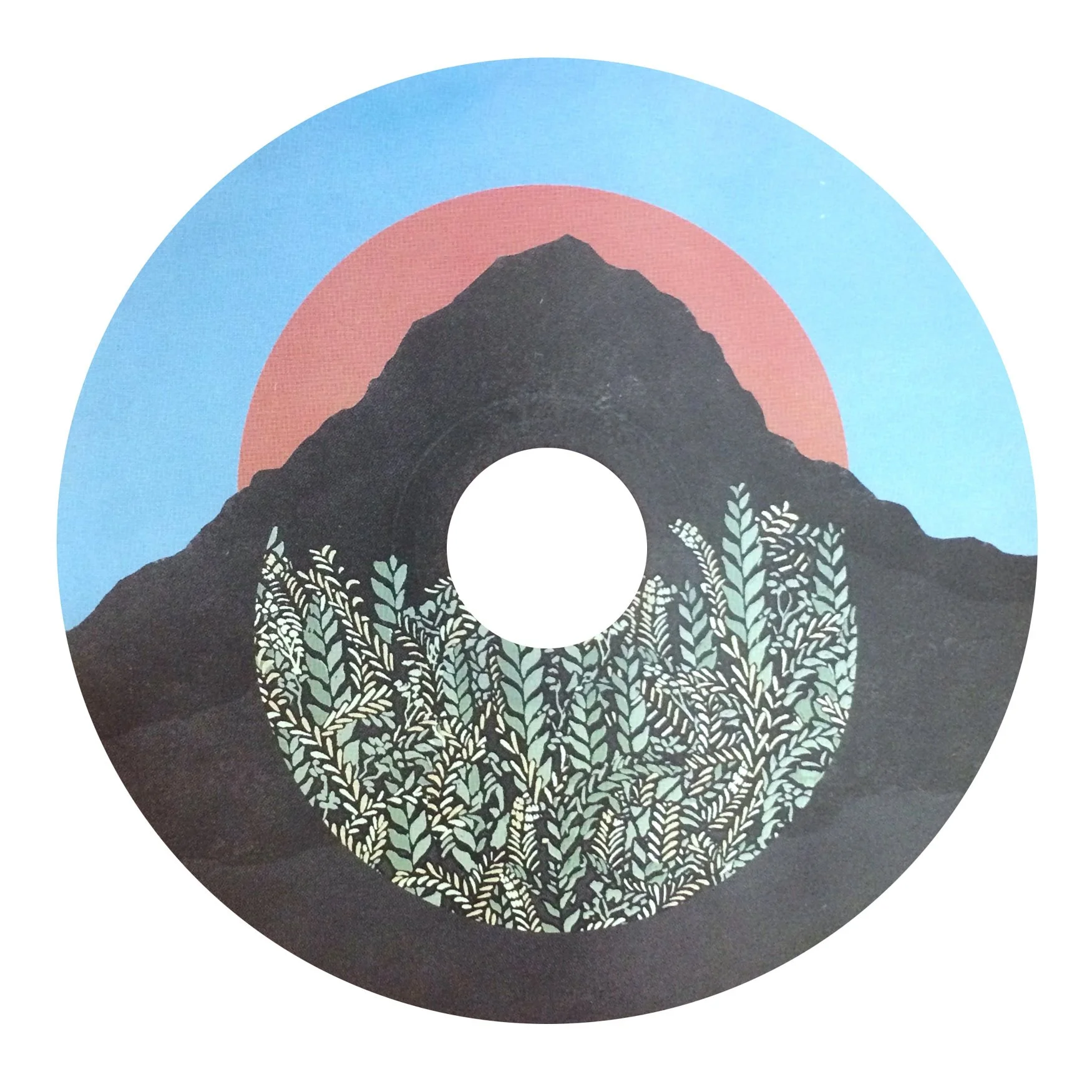 Fall Away by Laura Boswell   -   Photography, Linocut, Digital Collage