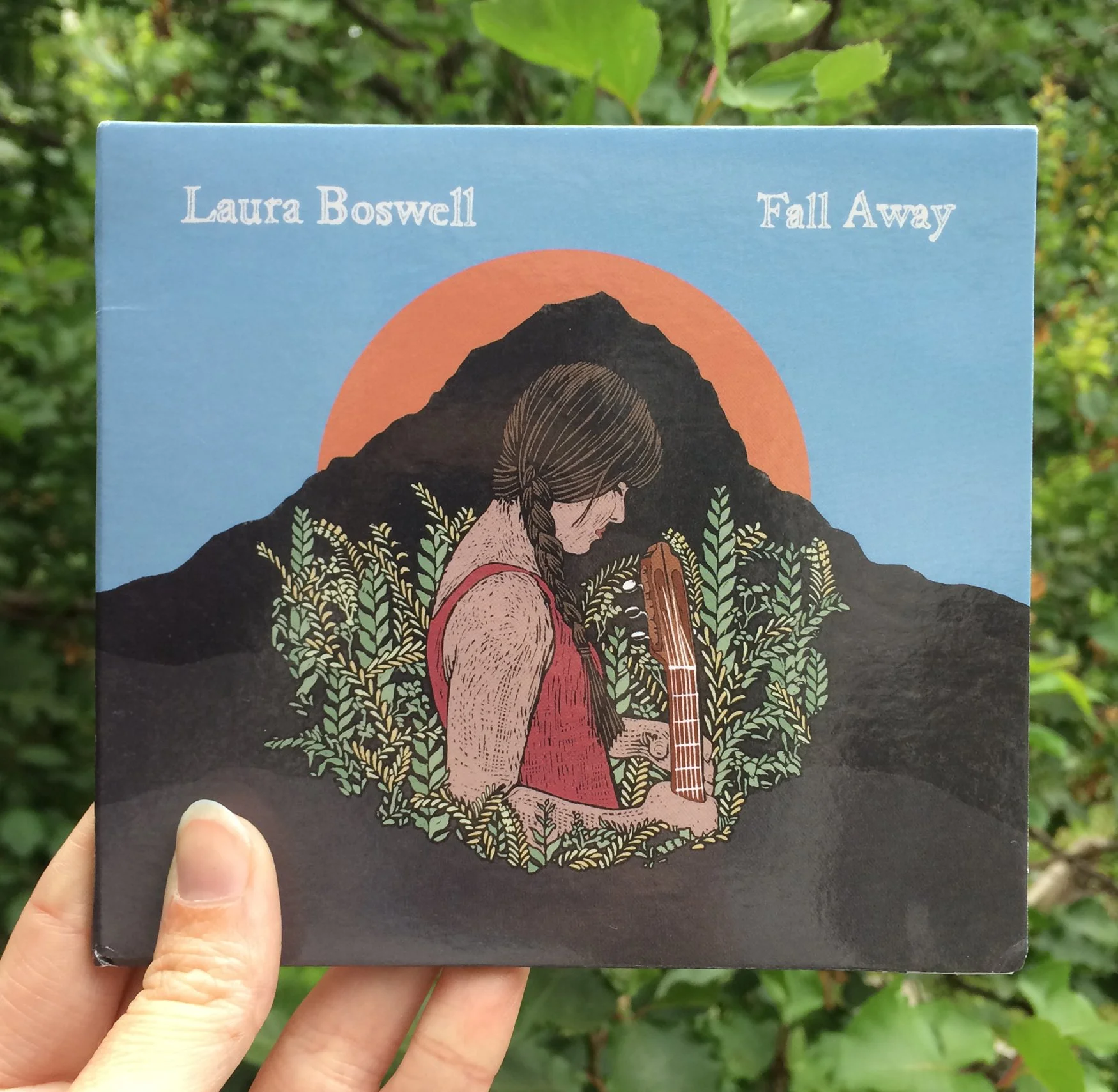 Fall Away by Laura Boswell   -   Photography, Linocut, Digital Collage