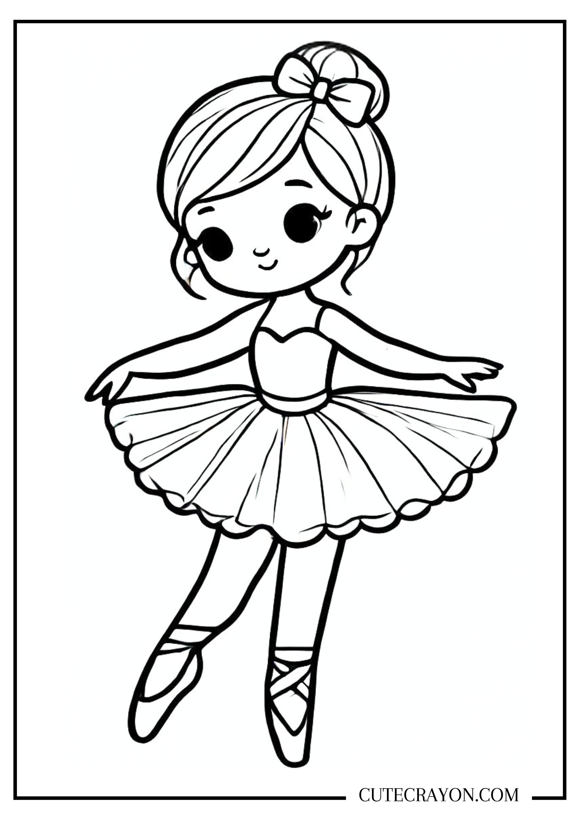 25 Ballerina Coloring Pages - Free Printable PDF Downloads