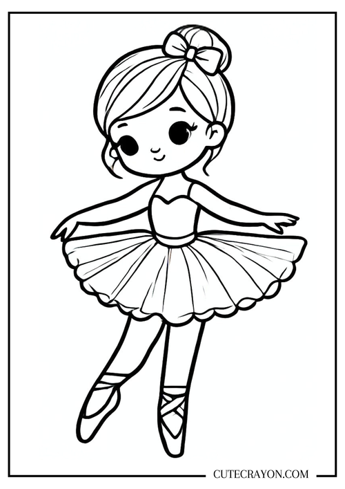 25 Ballerina Coloring Pages Free Printable PDF Downloads