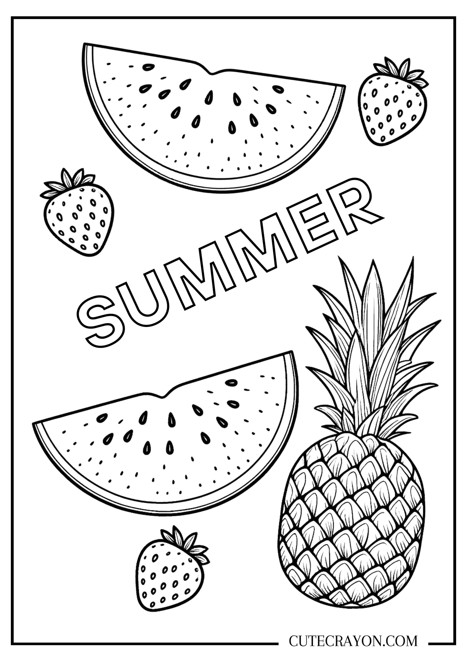 25 Summer Coloring Pages - Free Printables (2024 edition)