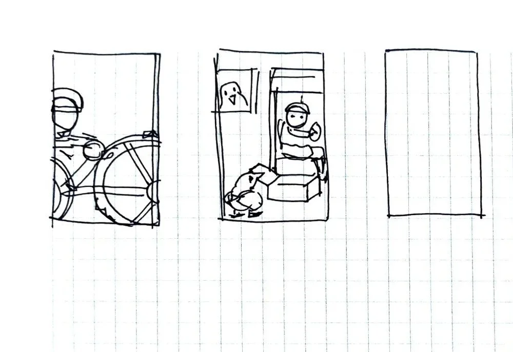 Additional thumbnail sketches.