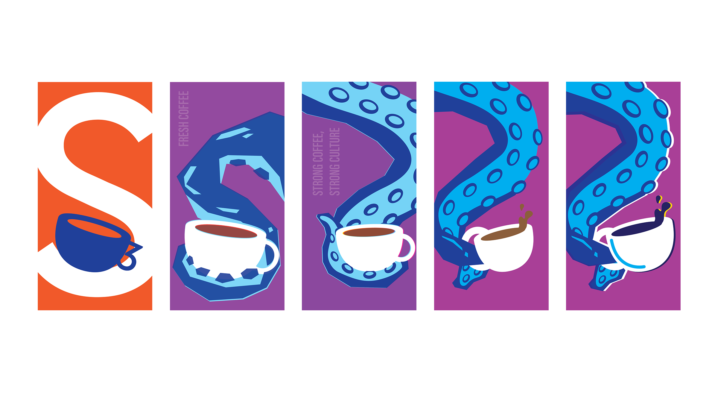 Kraken Coffee Banner Development