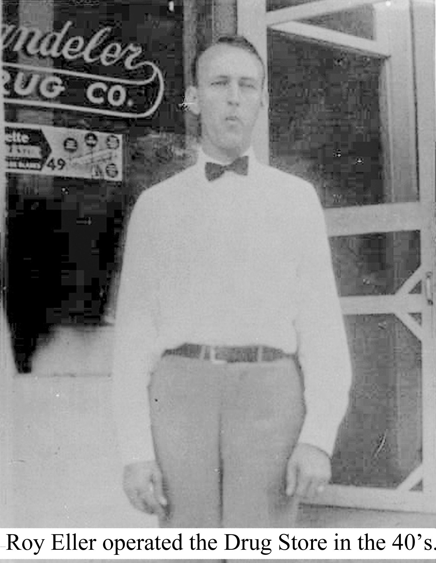 Roy Eller in front of Drug Store.jpg