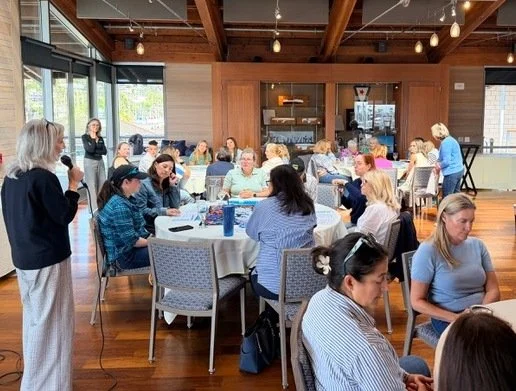 BAM! beginner Mahjong students playing together in at the San Diego Yacht  Club event