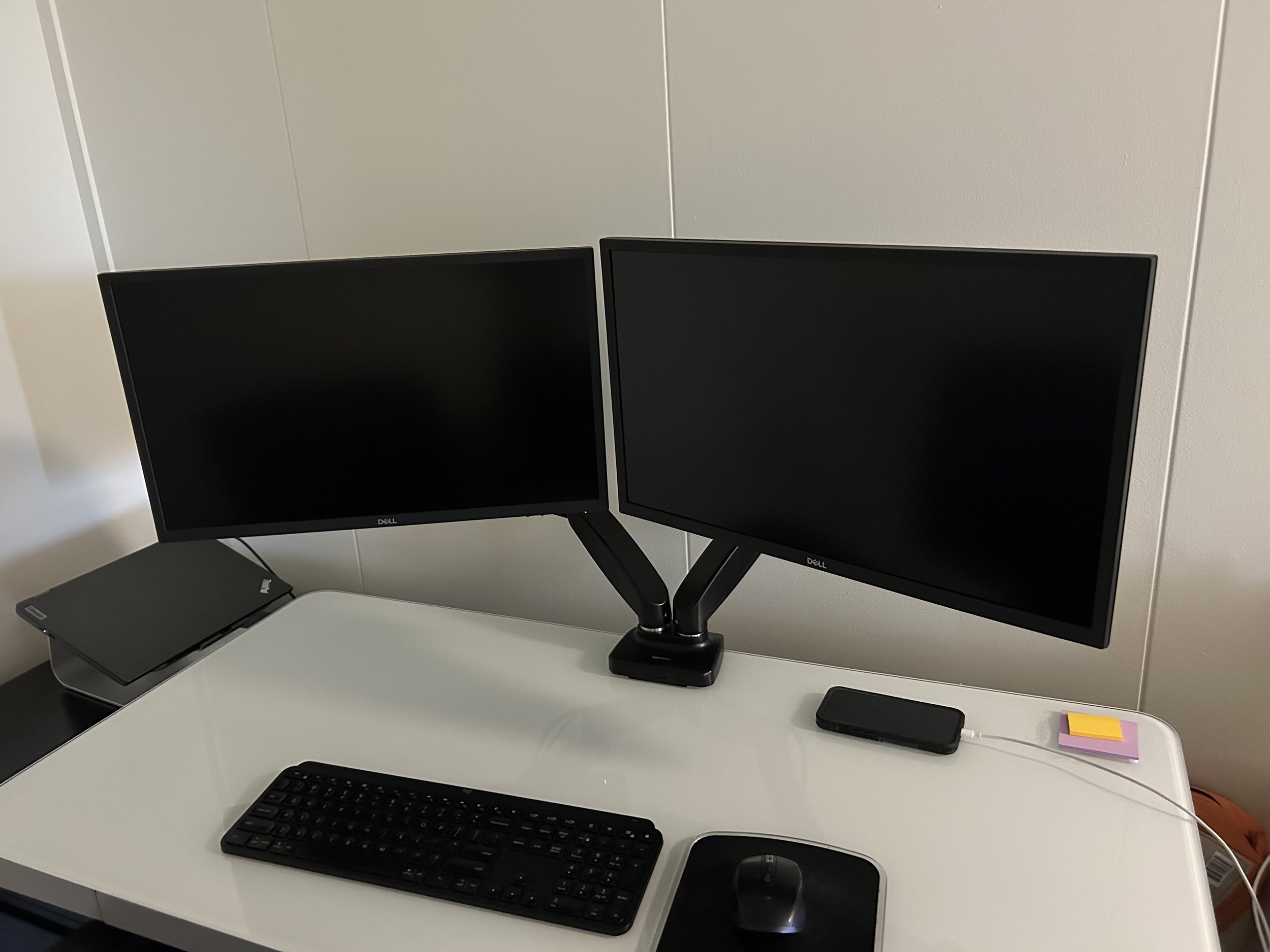 Dell 27" Monitors with Adjustable Monitor Arms