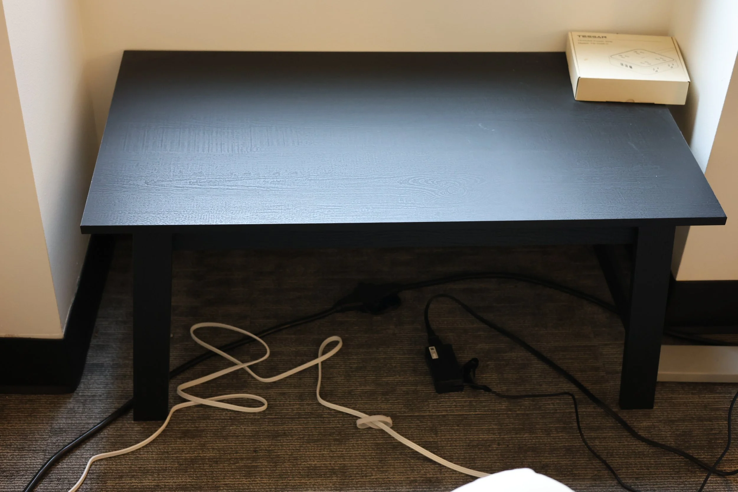 Small Black Rectangular Coffee Table
