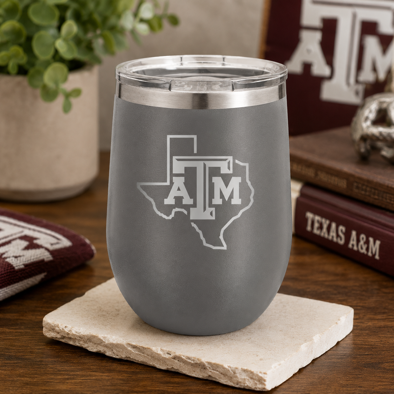 A&M 12 oz Wine Tumbler