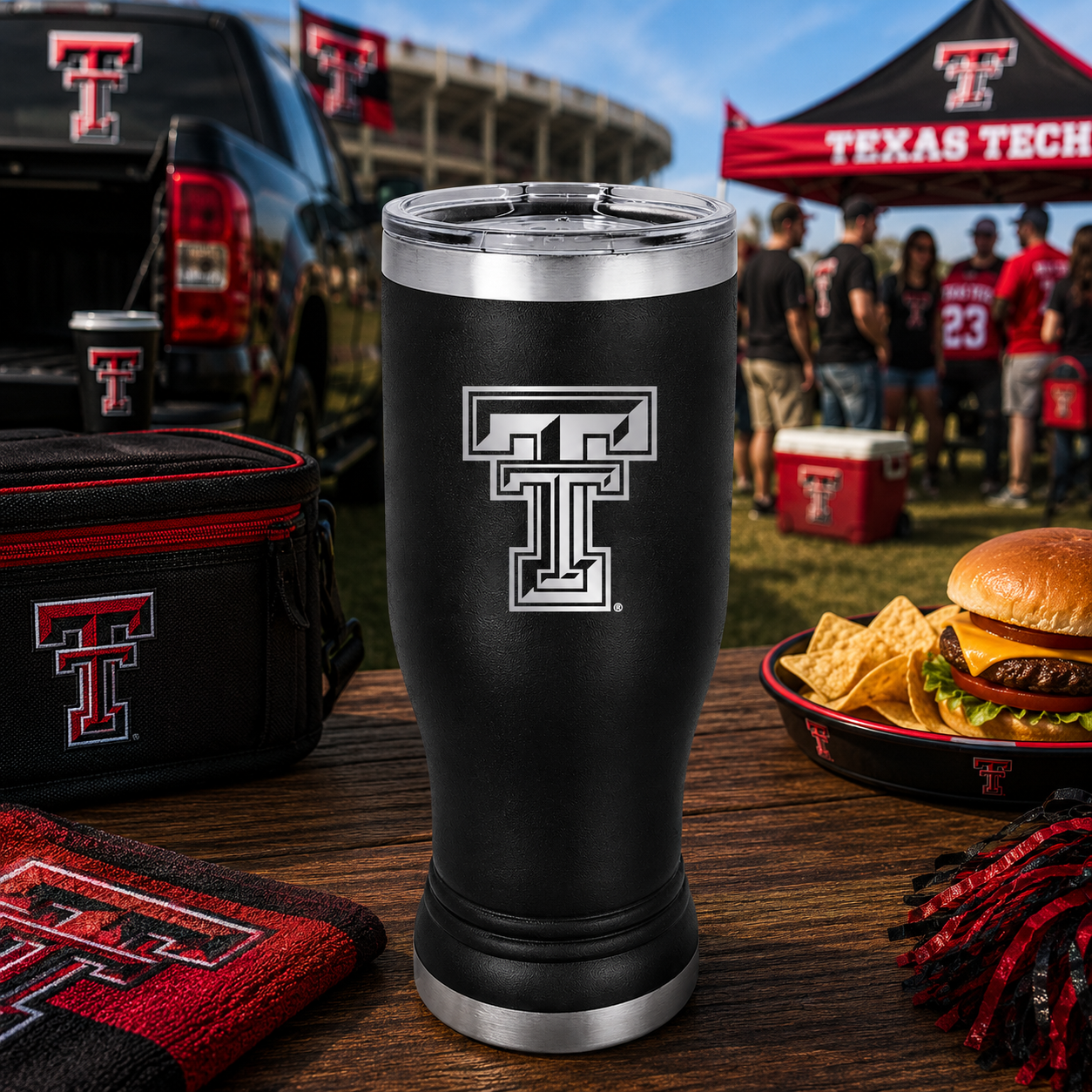 Texas Tech Polar Camel 14 oz. Pilsner Tumbler with Standard Lid