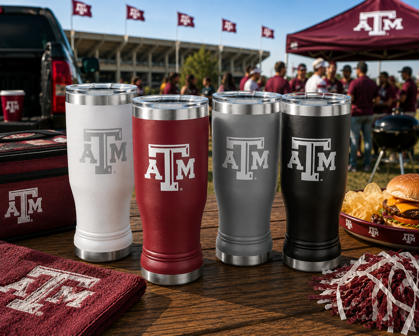 A&M Polar Camel 14 oz. Pilsner Tumbler with Standard Lid