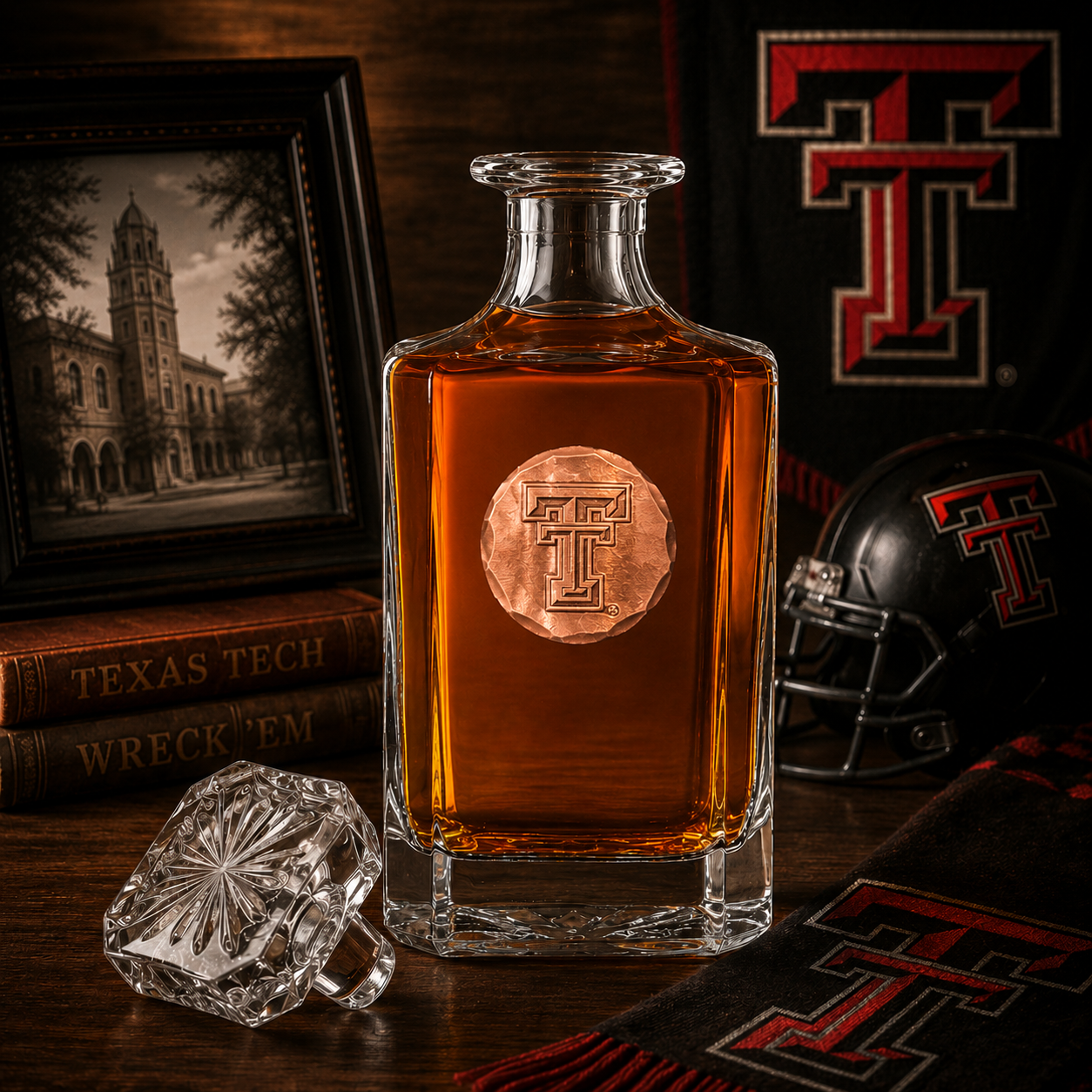 Texas Tech 750mL Decanter