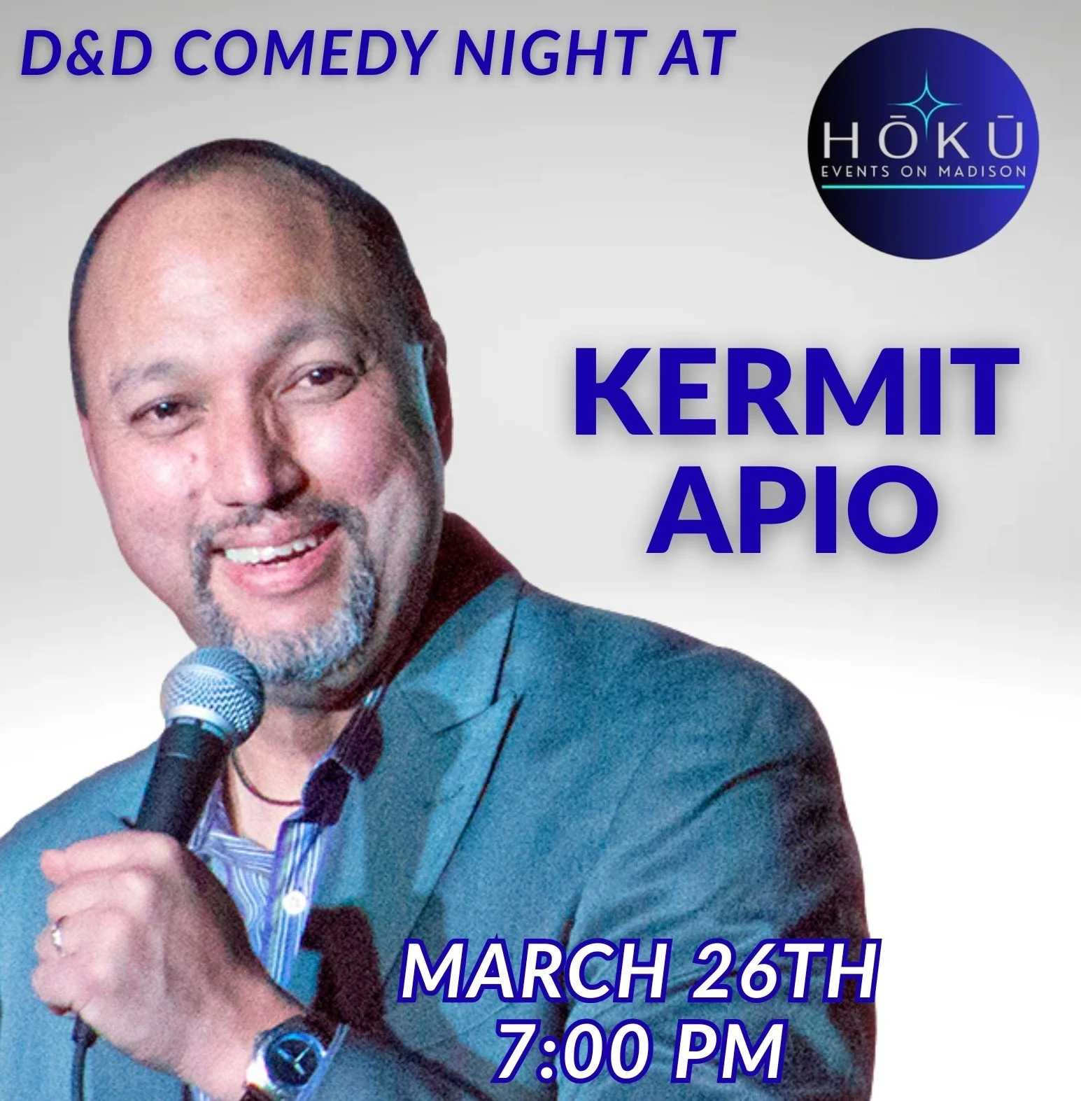 Kermet Apio, Comedian