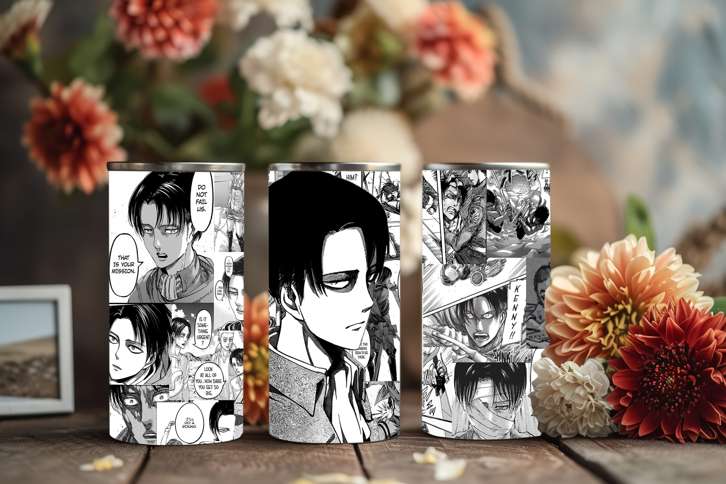 Attack on Titan Levi Tumbler