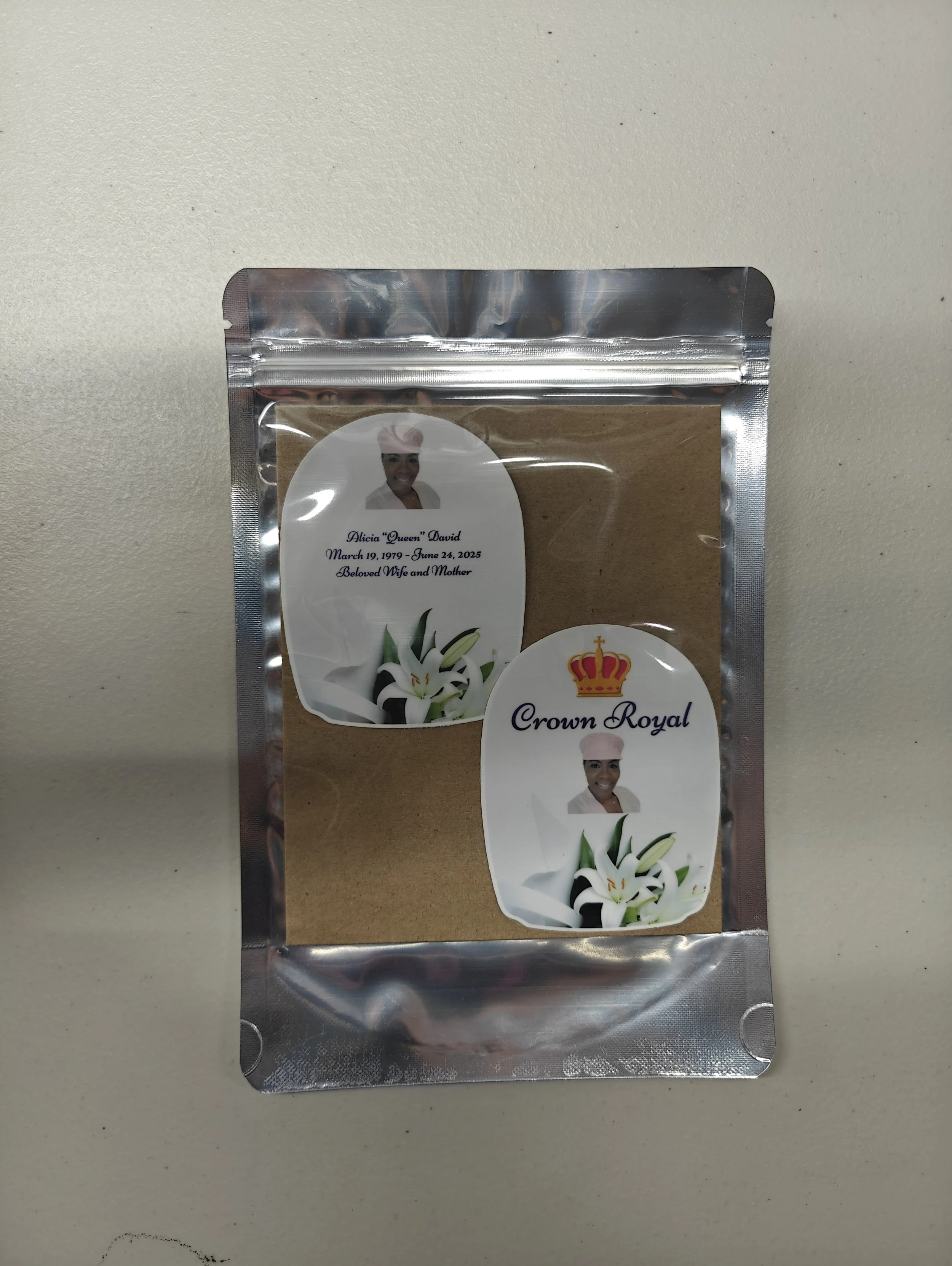 Memorial Crown Royal Stickers