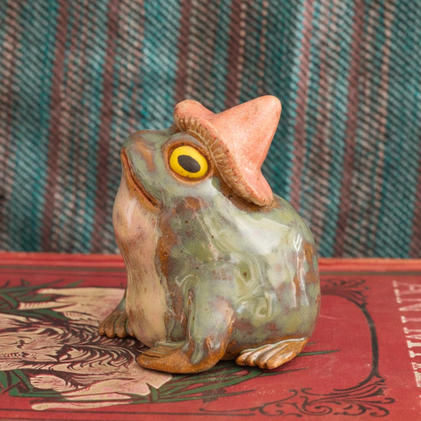 Toad(&amp; frog)hats past (most of these guys went to new homes at the last 613flea) &amp; present (I spent all day today replenishing the toad reserves)!!
.
.
.
#ceramics #ceramicsofinstagram #toad #frog #pottery