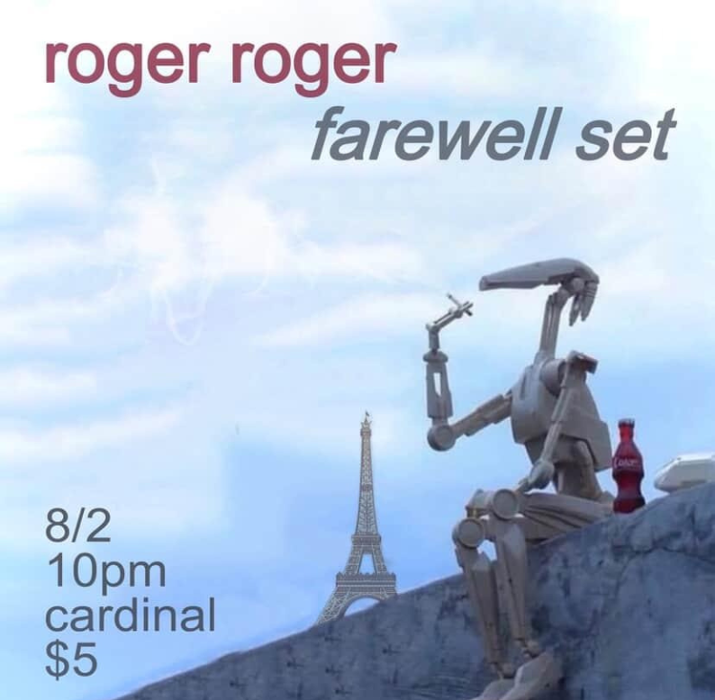 ROGER ROGER Farewell Dance Party