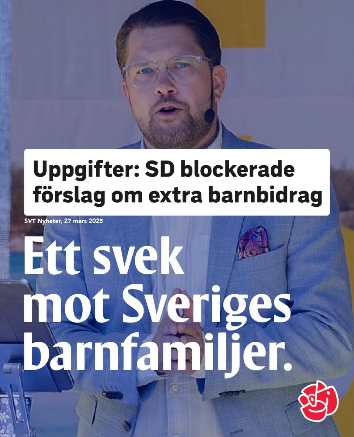 N&auml;r det verkligen g&auml;ller kan Sveriges barnfamiljer inte r&auml;kna med Sverigedemokraterna. Sverige f&ouml;rtj&auml;nar b&auml;ttre.