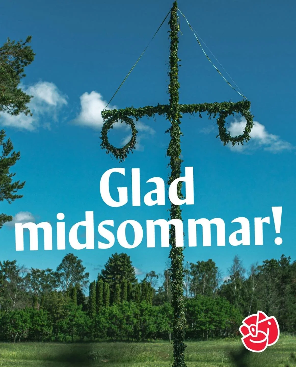 Glad midsommar fr&aring;n Socialdemokraterna i H&auml;rryda!