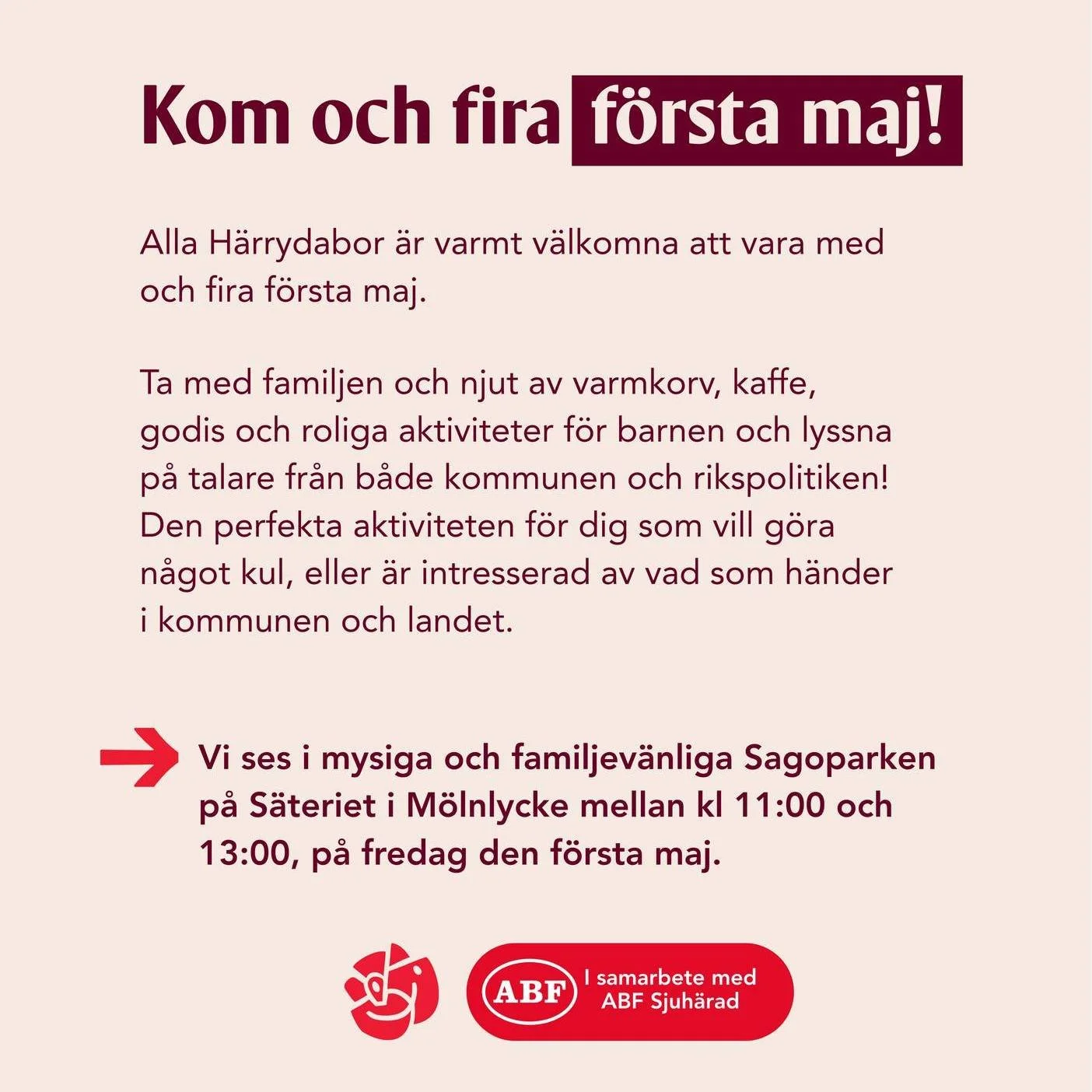 Varmt v&auml;lkommen!

Gl&ouml;m inte att ta med en v&auml;n!