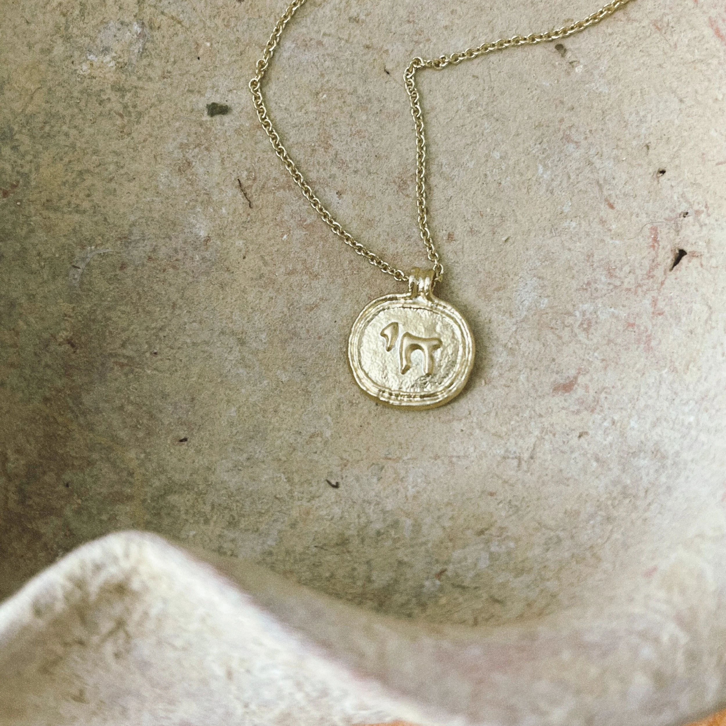 Vermeil Chai Necklace