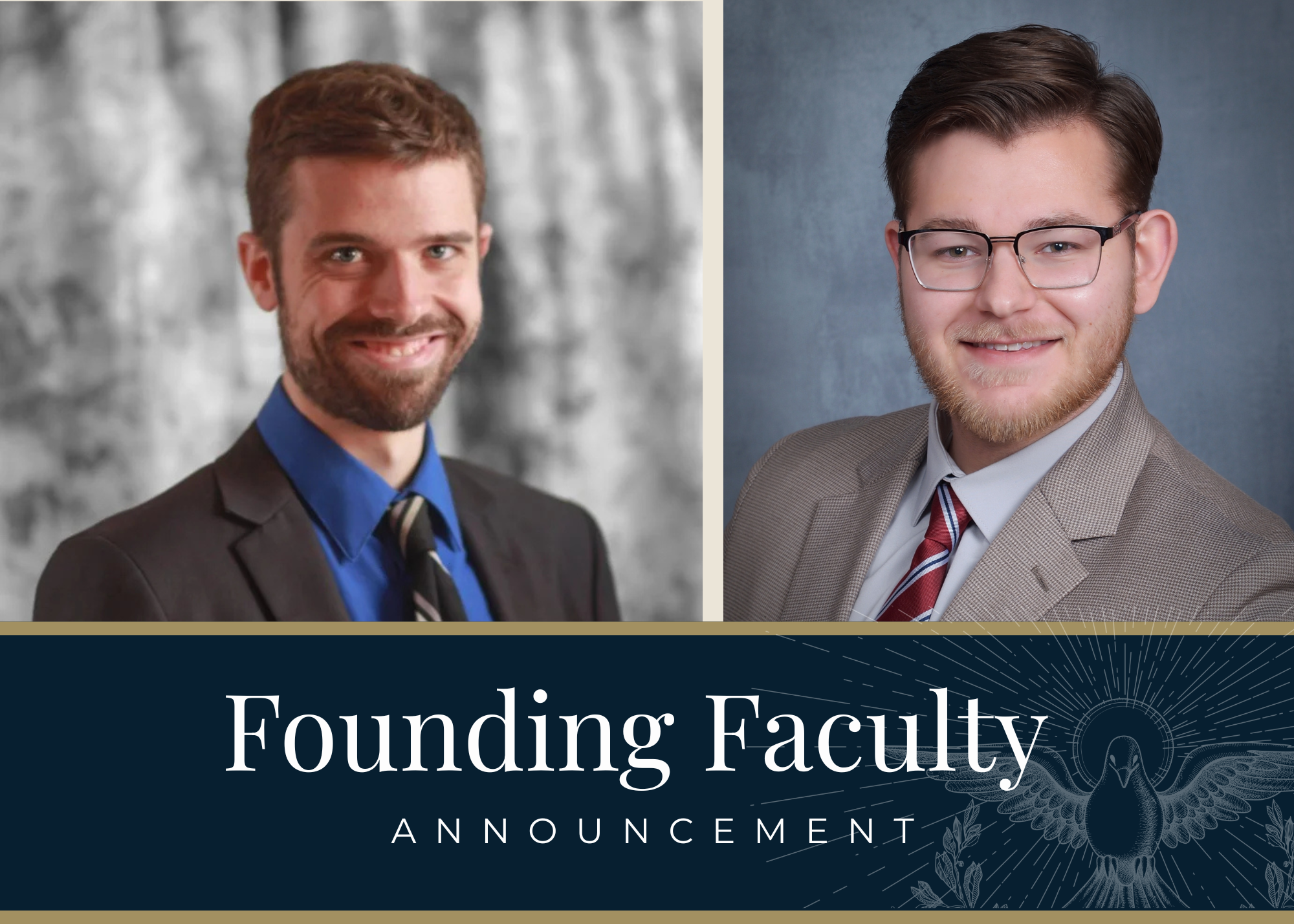 Announcing two of our founding faculty