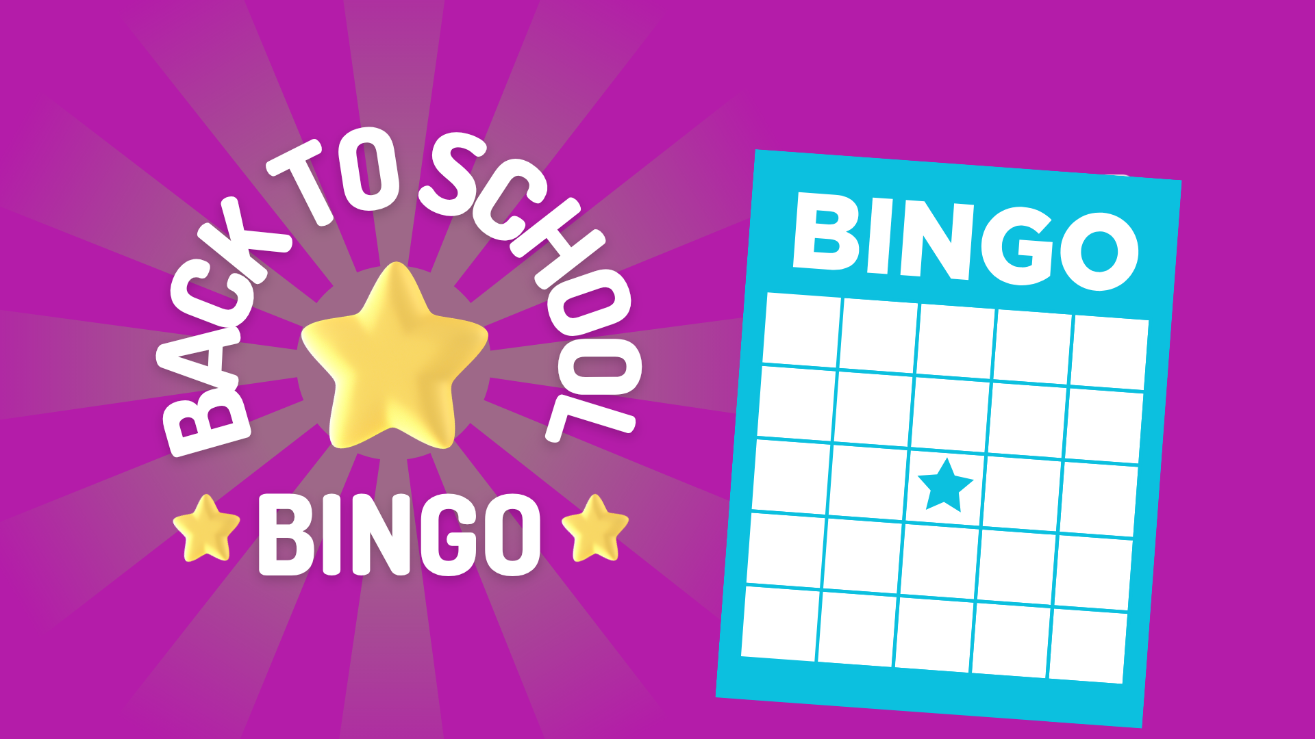 Back to School Bingo Night