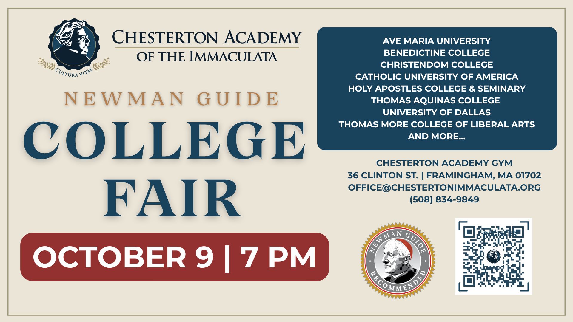 Newman Night: A Catholic College Fair