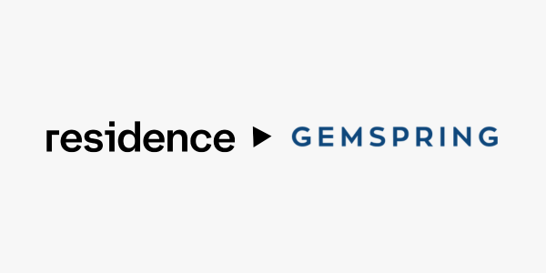 Residence Recieves Strategic Investment From Gemspring Capital